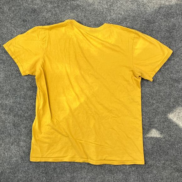 Nike T-Shirt Mens Size M Yellow Missouri Tigers Logo Dri-Fit Athletic Fan Tee - Picture 6 of 7